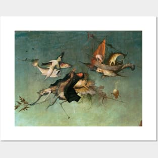 Triptych of the Temptation of St. Anthony Detail  by Hieronymus Bosch Posters and Art